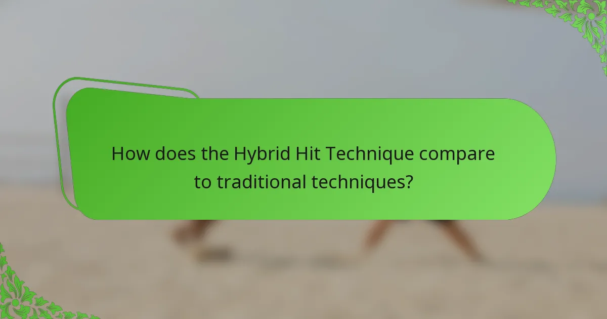 How does the Hybrid Hit Technique compare to traditional techniques?